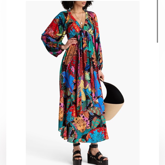 FARM RIO
Cutout floral-print crepe maxi dress - Picture 8 of 9